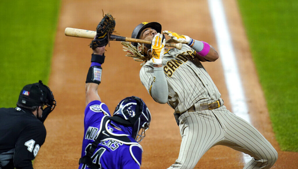 APTOPIX Padres Rockies Baseball